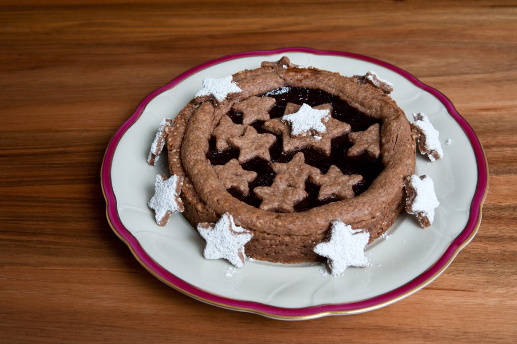 Linzer Törtchen mit Blutpflaume | Back dein Brot