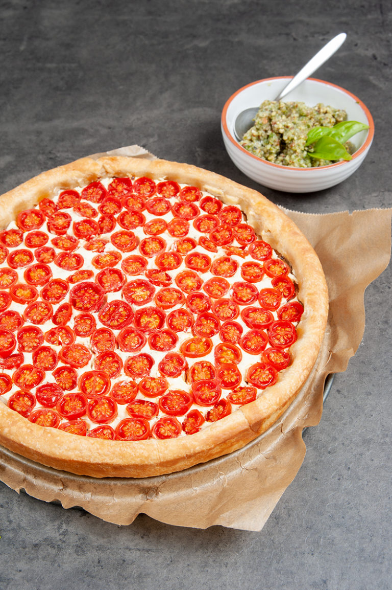 Sommer auf dem Teller: Tomaten-Tarte | Back dein Brot