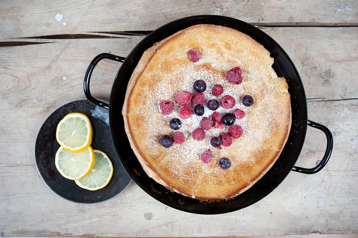 Ofenpfannkuchen aka Dutch Baby mit Vollkornmehl